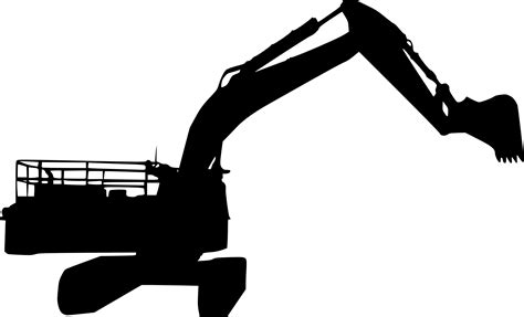 excavator track silhouette